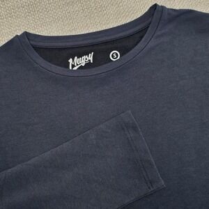 Mugsy‎ Men's Size Small Navy Long Sleeve T Shirt Top NWOT